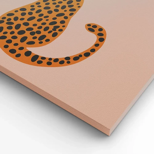 Tablou pe pânză Canvas - Modelul leopard este tot timpul la modă - 70x50 cm