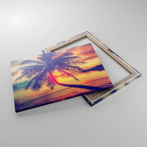 Tablou pe pânză Canvas - O seară sub palmieri - 70x50 cm