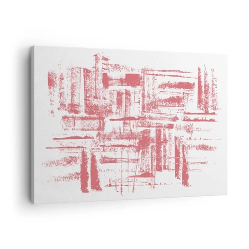Tablou pe pânză Canvas - Orașul roșu - 70x50 cm