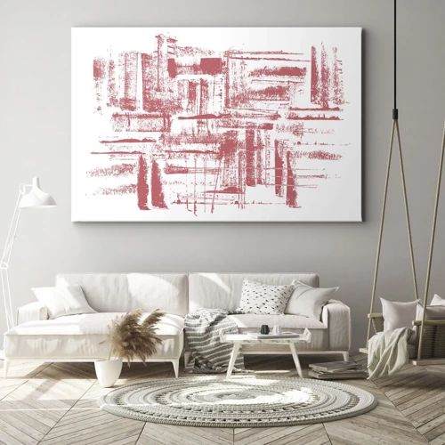 Tablou pe pânză Canvas - Orașul roșu - 70x50 cm