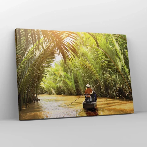 Tablou pe pânză Canvas - Prin cheile din palmieri - 70x50 cm