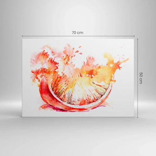 Tablou pe pânză Canvas - Răcoritoare suculentă - 70x50 cm