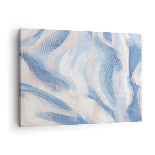 Tablou pe pânză Canvas - Undele albastre - 70x50 cm