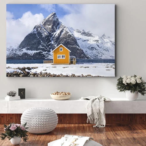 Tablou pe pânză Canvas - Vacanță scandinavă - 70x50 cm