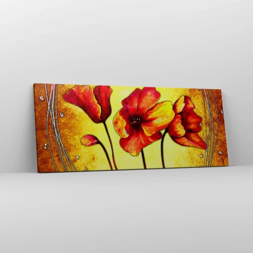 Tablou pe pânză - În stilul Art Nouveau - 100x40 cm