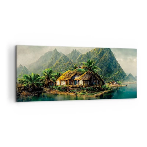 Tablou pe pânză - Paradisul tropical - 100x40 cm