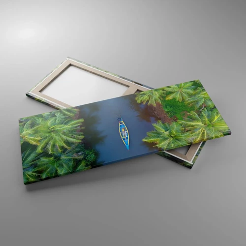 Tablou pe pânză - Pe traseul tropical - 100x40 cm