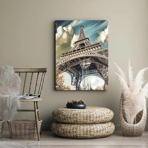 Tablou pe pânză - Și la Paris, în toamna anului .... - 50x70 cm