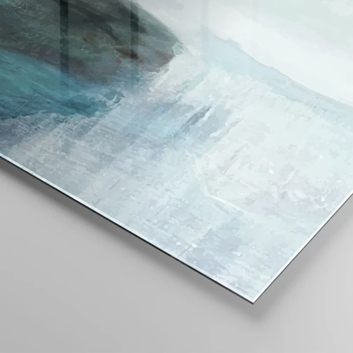 Tablou pe sticlă - Abstracție maritimă - 70x50 cm