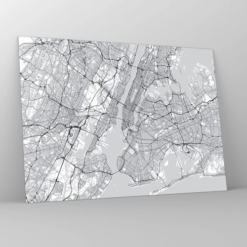 Tablou pe sticlă - Anatomia unei metropole - 70x50 cm