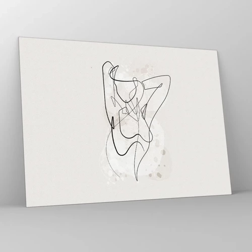 Tablou pe sticlă - Arta seducției - 70x50 cm
