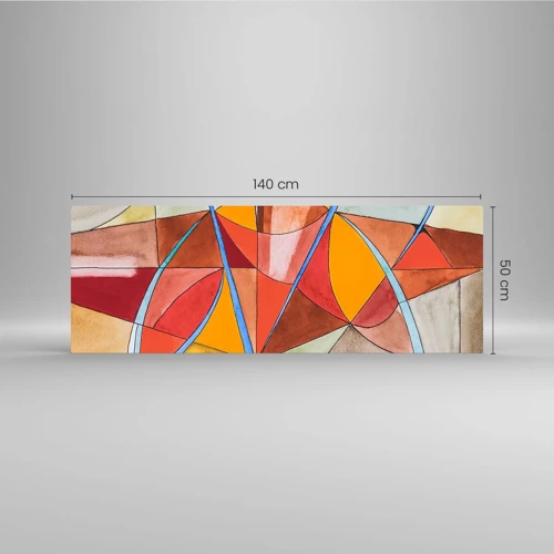 Tablou pe sticlă - Carusel, carusel de vise - 140x50 cm