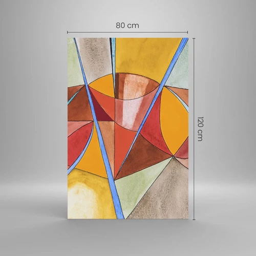 Tablou pe sticlă - Carusel, carusel de vise - 80x120 cm