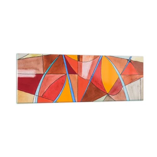 Tablou pe sticlă - Carusel, carusel de vise - 90x30 cm