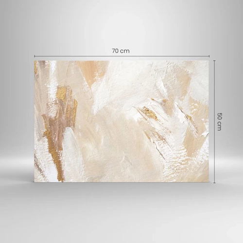 Tablou pe sticlă - Compoziție pastel - 70x50 cm