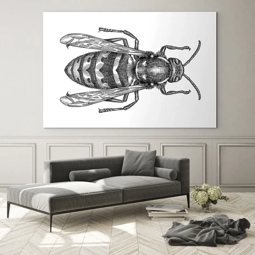 Tablou pe sticlă - De pe o planetă de insecte - 70x50 cm