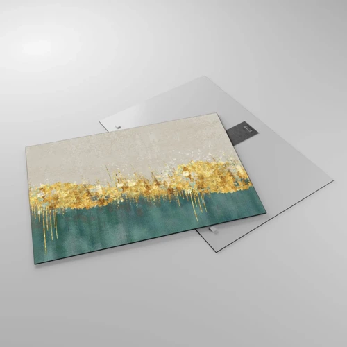 Tablou pe sticlă - Frontiera de aur - 70x50 cm