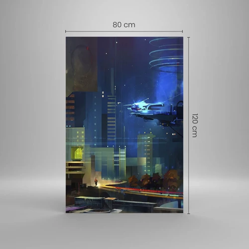 Tablou pe sticlă - În viitorul apropiat - 80x120 cm