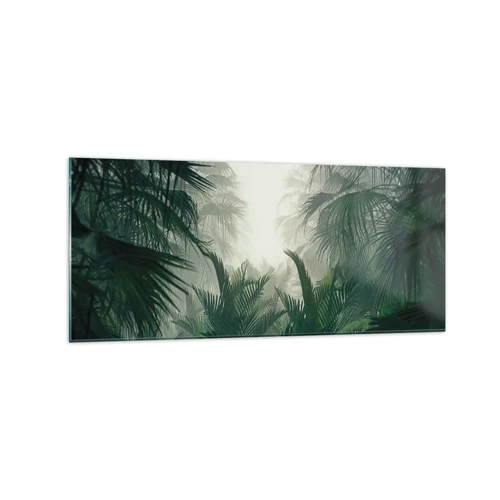 Tablou pe sticlă - Mister tropical - 120x50 cm