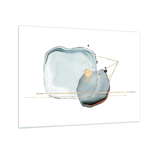 Tablou pe sticlă - Studiul picăturii - 70x50 cm