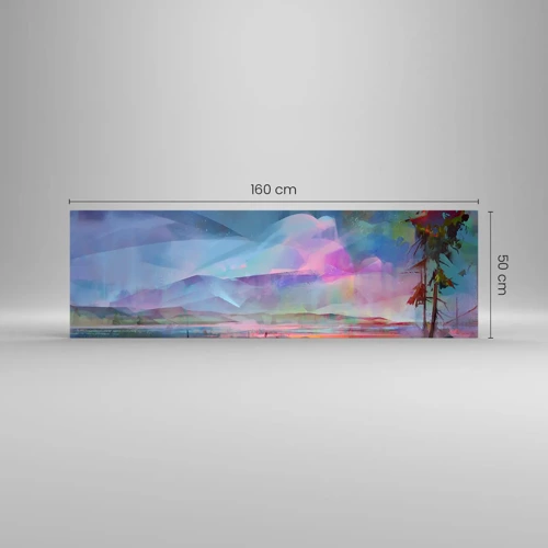 Tablou pe sticlă - Sub un cer binevoitor - 160x50 cm