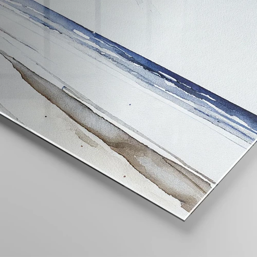 Tablou pe sticlă - Vorbind cu marea - 70x50 cm