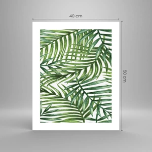 Poster - Sub bolta verde - 40x50 cm