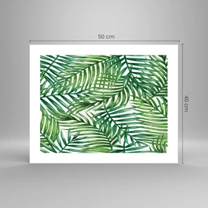 Poster - Sub bolta verde - 50x40 cm