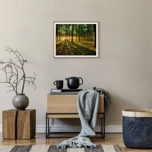 Poster în ramă de stejar deschis - Fotografia tuturor primăverilor - 50x40 cm