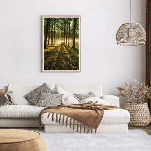 Poster în ramă de stejar deschis - Fotografia tuturor primăverilor - 61x91 cm