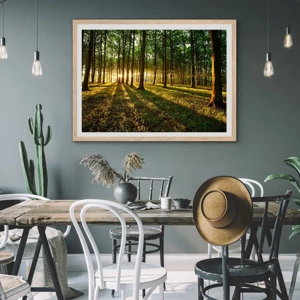 Poster în ramă de stejar deschis - Fotografia tuturor primăverilor - 70x50 cm