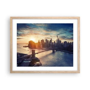 Poster în ramă de stejar deschis - Un monument al culturii occidentale - 50x40 cm