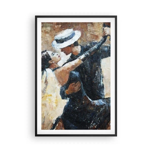 Poster în ramă neagră - A la Rudolf Valentino - 61x91 cm