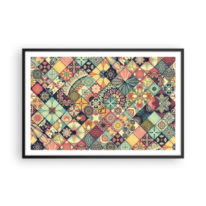 Poster în ramă neagră - Clima marocană - 91x61 cm