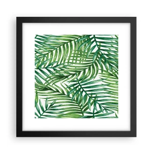 Poster în ramă neagră - Sub bolta verde - 30x30 cm