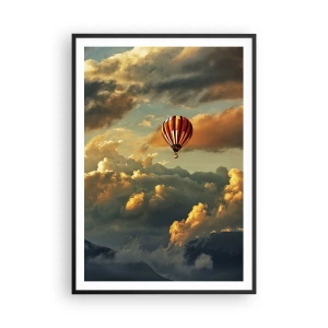 Poster în ramă neagră - Zbor pentru că vreau - 70x100 cm