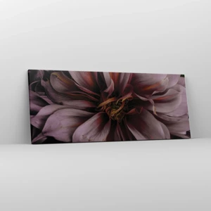 Tablou pe pânză - Inimă florală - 100x40 cm