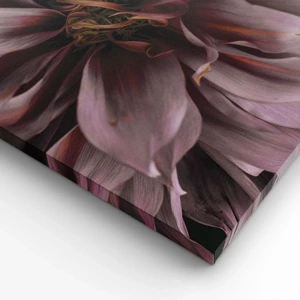 Tablou pe pânză - Inimă florală - 100x40 cm