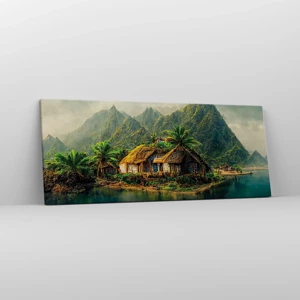 Tablou pe pânză - Paradisul tropical - 100x40 cm