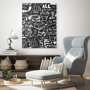 Tablou pe sticlă - All you need is… - 70x100 cm